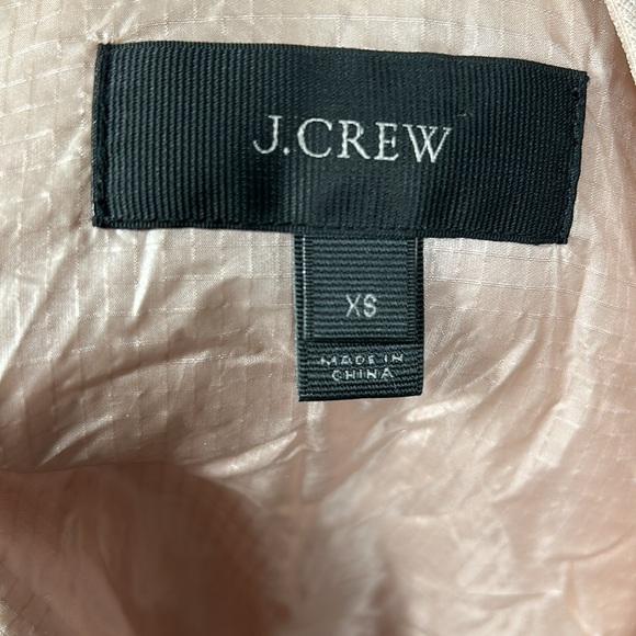 J. Crew Womens Layering Vest Primaloft Rose Gold size XS- like new - Picture 10 of 15